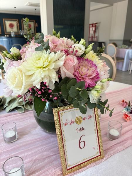 Réalisation d'un mariage dans le var par votre fleuriste Fior Fleurs à Nice