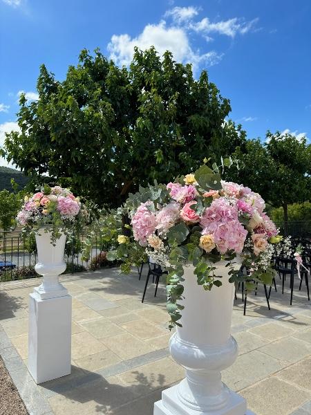 Réalisation d'un mariage dans le var par votre fleuriste Fior Fleurs à Nice