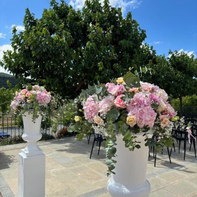Cérémonie de mariage - décoration florale